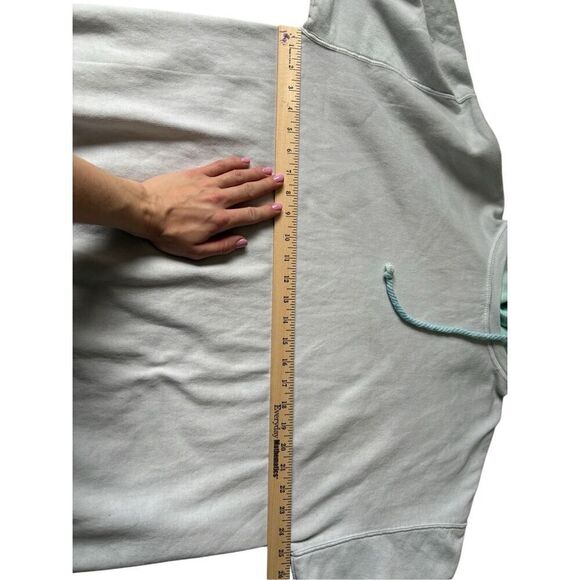 Free People x Tricia Fix Colorblock Tie Dye Sweatshirt size M Gray Blue - Picture 6 of 7